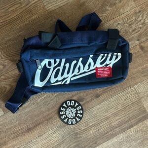 ODYSSEY BMX SWITCH PACK BAG FRAME/BAR/HIP PACK BAG  /BLACK BMX BAG PACK Sunday